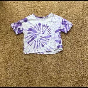 Tie-dye cropped top
